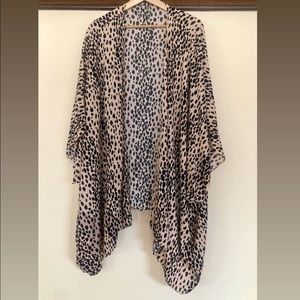 Forever 21 leopard print beach cover-up, O/S
